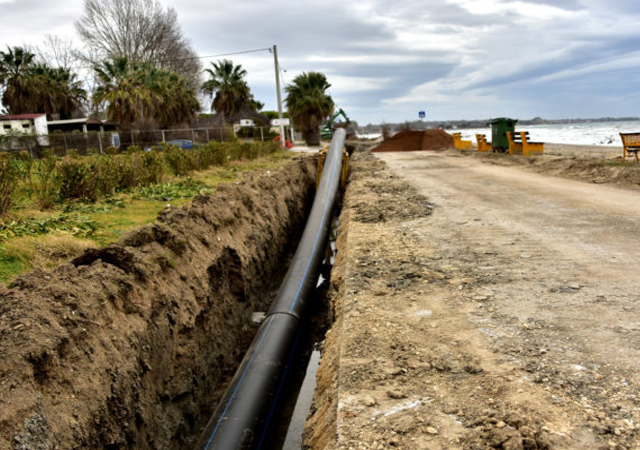 Σήμανση Αγωγών Πόσιμου Νερου και Αποχετευσης 